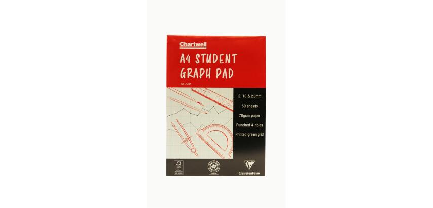 Goldgraph Millimeterpapier 50 blad 70g millimeters 2, 10 & 20mm perfo 4 gaten A4 (21x29,7cm)