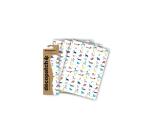Pochette 3 Feuilles Identiques Ref 887 - Noir & Blanc