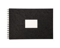 Carnet de Voyage aquarelle spiralé 20F A4 300g - Noir