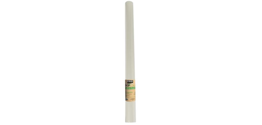 Tovaglia a rotolo monouso in carta goffrata Toile de lin 1,18 x 20 m - Bianco
