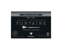 Fontaine Noir bloc collé 4 côtés 20F 10x15cm 300g grain fin
