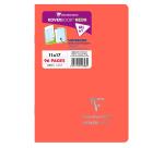 Koverbook Neon Stapled Notebook 11x17cm 96 lined pages opaque polypropylene cover - Assorted