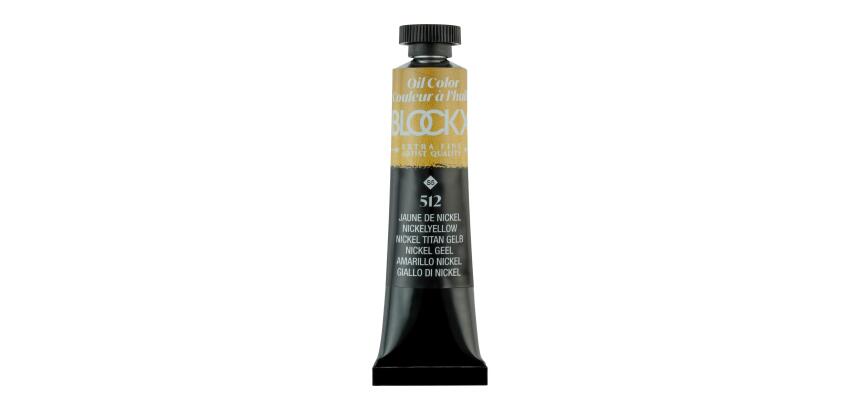 Peinture à l'huile extra-fine tube 20ml - Jaune de nickel