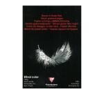 Etival Color, schwarzes Zeichenpapier A3, Block mit 20 Blatt 160g - Schwarz