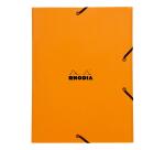 Rhodia chemise à élastiques 3 rabats 24x32 cm - Orange