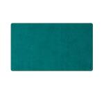 Rhodiarama soepele onderlegger formaat L - 90x43 cm - in Italiaans kunstleer - geleverd in kraftdoos - Peacock