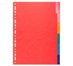 Divider Pressbd A4 225g 6P ColouRed - Assorted colours