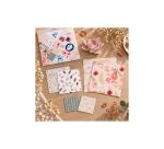 ORIGAMI, Pochette de 60 feuilles 70g/m2 3 formats - Fleurs séchées - Multicolore