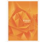 Cahier brochure rembordée rigide 7000 24x32 cm 192 pages grands carreaux 70 g - Assortis