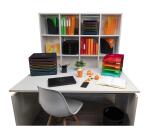 BIG-BOX Black Office white/harlequin/whi