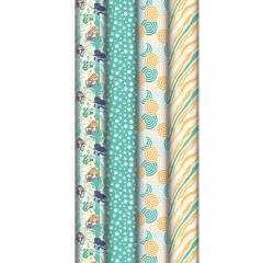 Kraft blanc 60g, Jungle 2x0,70m, en carton prés. de 30rlx - Assortiment