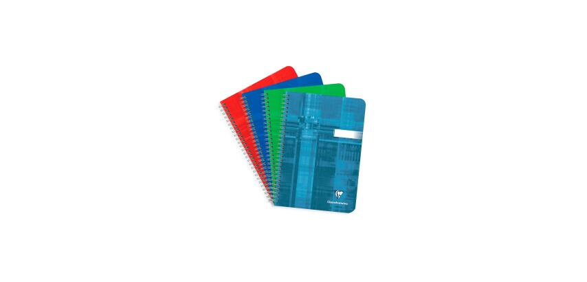 Spiral notebook, 148 x 210 mm, plain