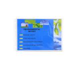 20er Packung perforierter Prospekthüllen PP glatt 55µ, DIN A4 - Exactive - Kristall