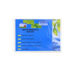 Sachet de 20 pochettes perforées horizontales Exactive - polypropylène lisse 5,5/100e