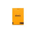 Rhodia Basics Orange Le R Stapled Pad No11 A7 Lined - Orange|