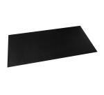 Sous main souple PU bicolore - 35 x 60 cm - Noir/rouge