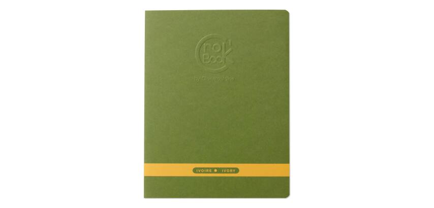 Crok'Book carnet piqué 24F 17x22cm 90g papier ivoire F - Aléatoire