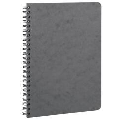 Cahier reliure intégrale Age Bag A5 100 pages ligné - Gris