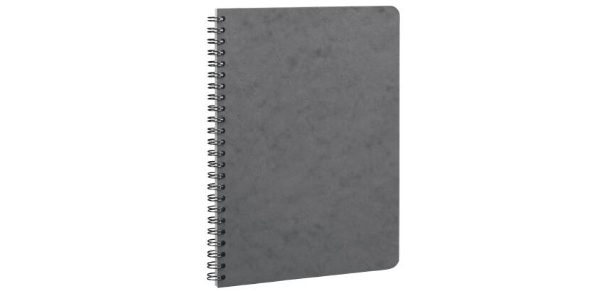 Cahier reliure intégrale Age Bag A5 100 pages ligné - Gris
