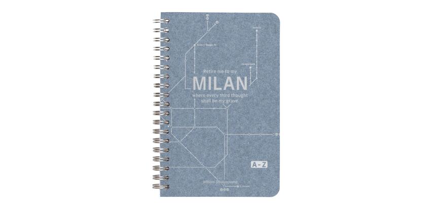 Jean métro, Carnet répertoire reliure intégrale 11 x 17 cm 100 pages, ligné, ass. - Bleu jeans