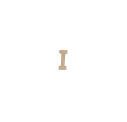 Lettre I kraft 20cm - Kraft