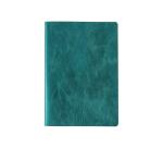 Ginkgo, Set de 2 carnets cousu fil A5 14,8x21 cm, 64 pages, ligné. 1 carnet couverture cuir + 1 carnet couverture carte imprimée, ass.
