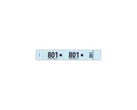 Exacompta Cloakroom Tickets - Blue
