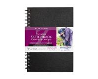 Zeta Series carnet spiralé 25F 17,8x25,4cm 270g - Blanc