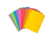 Confezione da 100 cartelle semplici ROCK''S 210 - 24x32cm - Colori assortiti