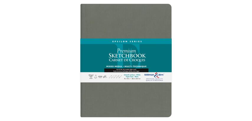 Epsilon Series carnet souple 46F 20,3x25,3cm 150g - Blanc