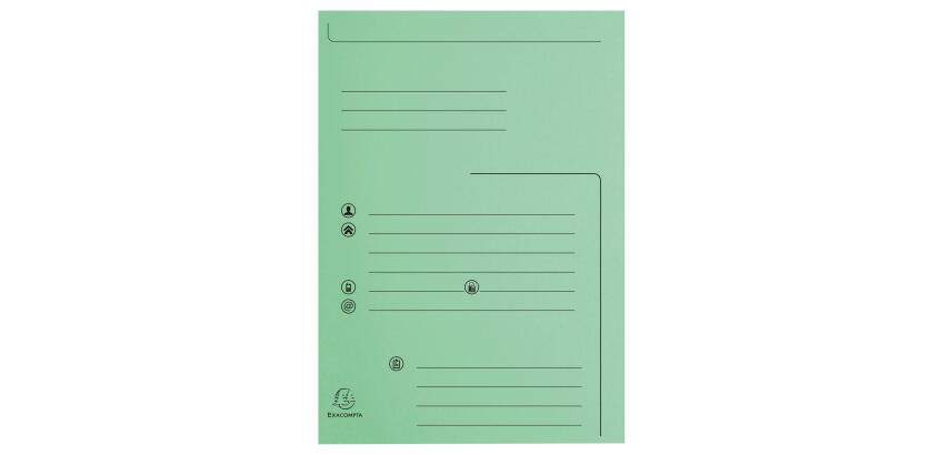 Paquet de 25 chemises 2 rabats SUPER 210 Contact - 24x32cm