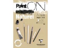 Paint'ON Naturel bloc collé 30F A3 250g