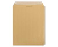 Boite de 100 Pochettes Kraft Adour Brun avec Dos Rigide en Carton 24-260x330 mm - Auto-Adhésives - 90g/m2 - Brun