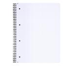 Carnet reliure intégrale Age Bag A4+ 160 pages détachables perforé 4 trous petits carreaux - Noir