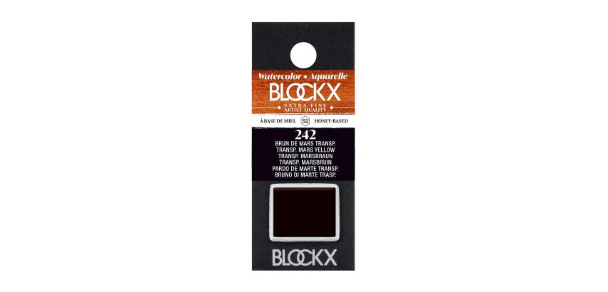 Aquarellfarbe, Marsbraun transparent - 1/2 Näpfchen 1,5ml - Marsbraun transparent
