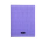 Clairefontaine Polypro Stapled Notebook, Seyes, Ligne 8000, A4, 96 Sheets, 90g - Purple