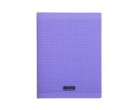 Cahier piqué 8000 POLYPRO A4 192 pages grands carreaux 90 g - Violet