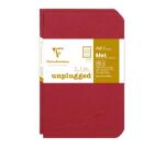 Set de 2 carnets piqués Age Bag 9x14 96 pages ligné - Rouge