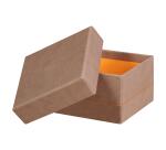 Rhodiarama set 5 boîtes gigognes simili cuir italien 44x34x16 cm