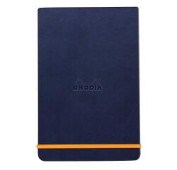 Rhodia Hardcover Webnotepad - 9 x 14 cm ? Lined - Night Blue