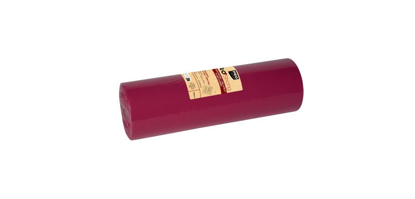Tête-à-tête en rouleau spunbond, indéchirable et épongeable - 48x0,40m - Bordeaux