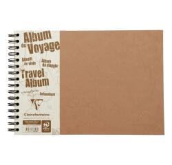 Age Bag reisalbum 29,7x21cm 40 blad 120g gelijnd + effen zwart gekorreld 160g