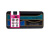 Module de classement Small Box 3 tiroirs Neo Deco - Couleurs assorties