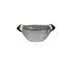 Leather fanny pack 30x16.2 cm - Silver