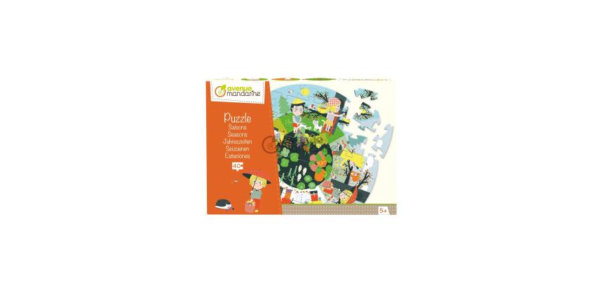 Puzzle éducatif, Les saisons - Multicolore