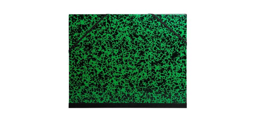 Carton à dessin Annonay avec élastiques 28x38 cm - Pour format B4 - Vert