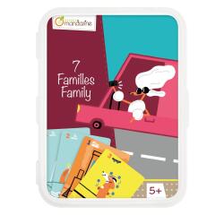 Jeux de cartes, Jeu des 7 familles - Multicolore