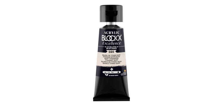 Peinture acrylique extra-fine fine tube 75ml - Blanc de titane buff