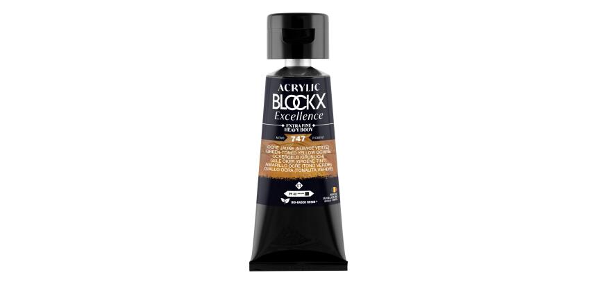 Peinture acrylique extra-fine fine tube 75ml - Ocre jaune (nuance verte)
