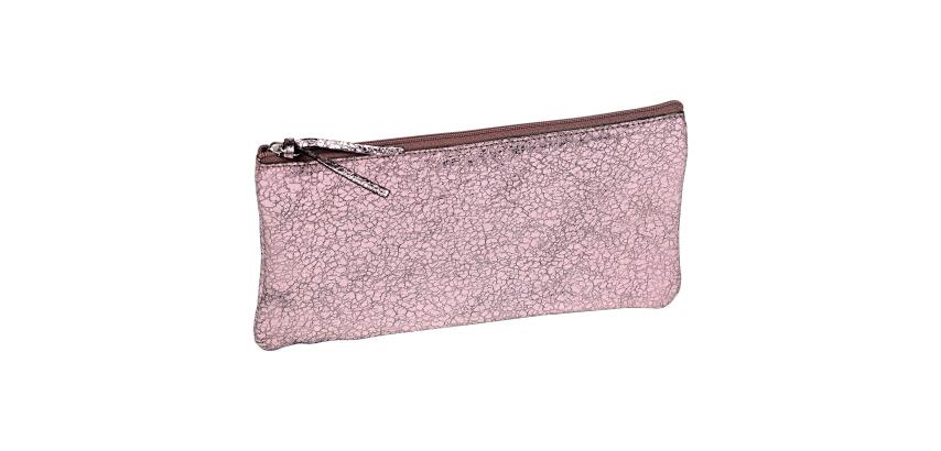 CÉLESTE CUIR Trousse plate 11x22 cm Lazer Alba